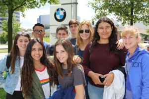 Students visited BMW World and the BMW Museum